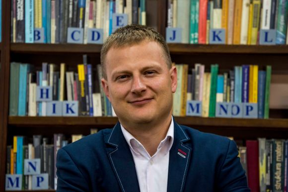 Dyrektor Miejskiej Biblioteki Publicznej w Tczewie, dr Krzysztof Korda